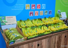 Biologische bananen op de stand van Fyffes